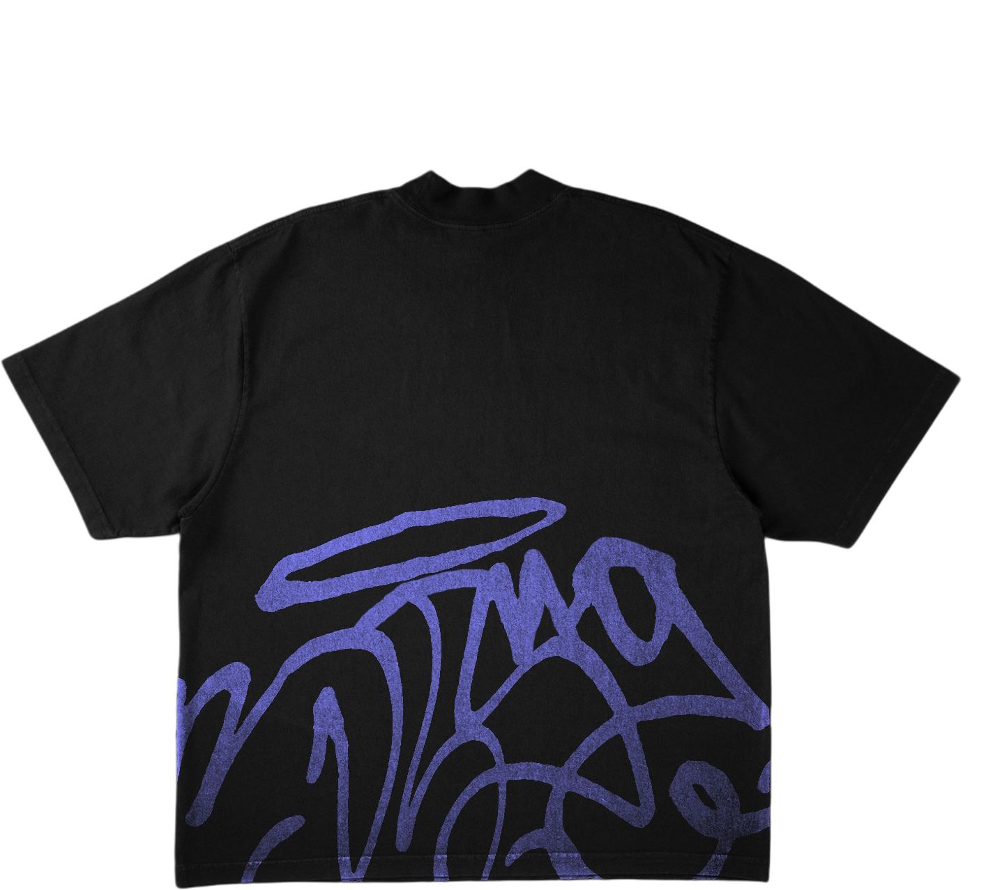 Rehla half printed black shirt