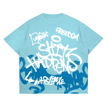 Rehla baby blue t shirt