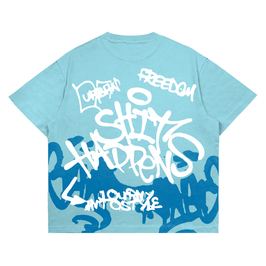 Rehla baby blue t shirt