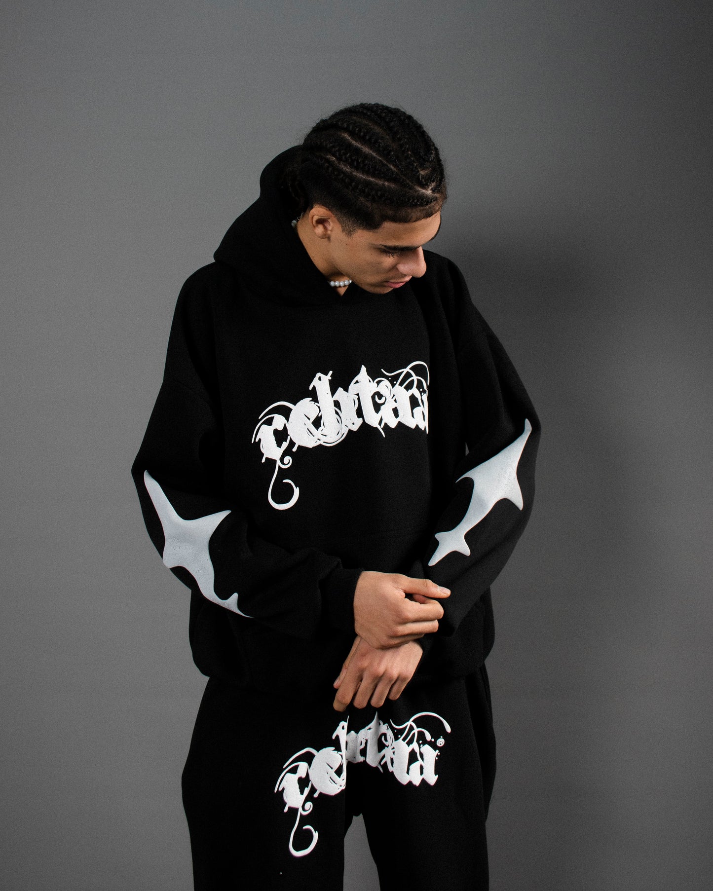 Rehla black hoodie
